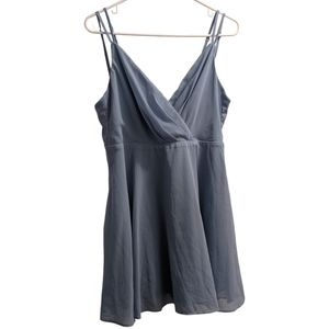 Windsor Pale Blue Mini Dress L